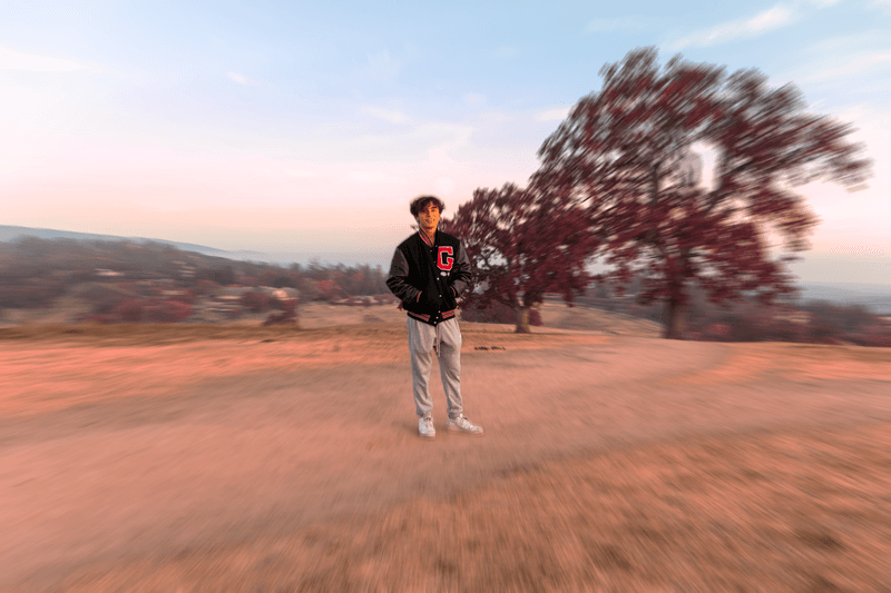 James Lambert at Gunn High School’s senior sunrise